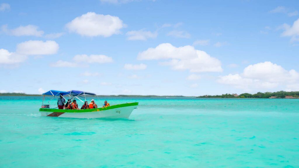 Bacalar Lagoon is commonly referred to as the Maldives of Mexico, and it's easy to see why!