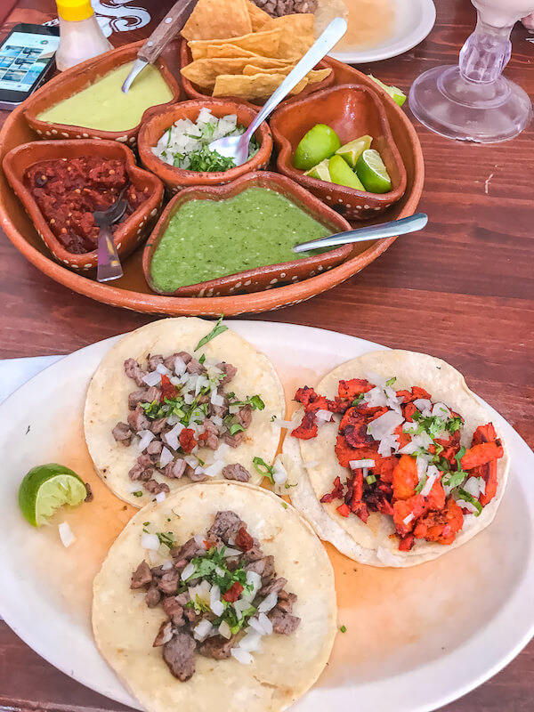 Tacos are one of the cheapest and tastiest foods to eat in Playa del Carmen